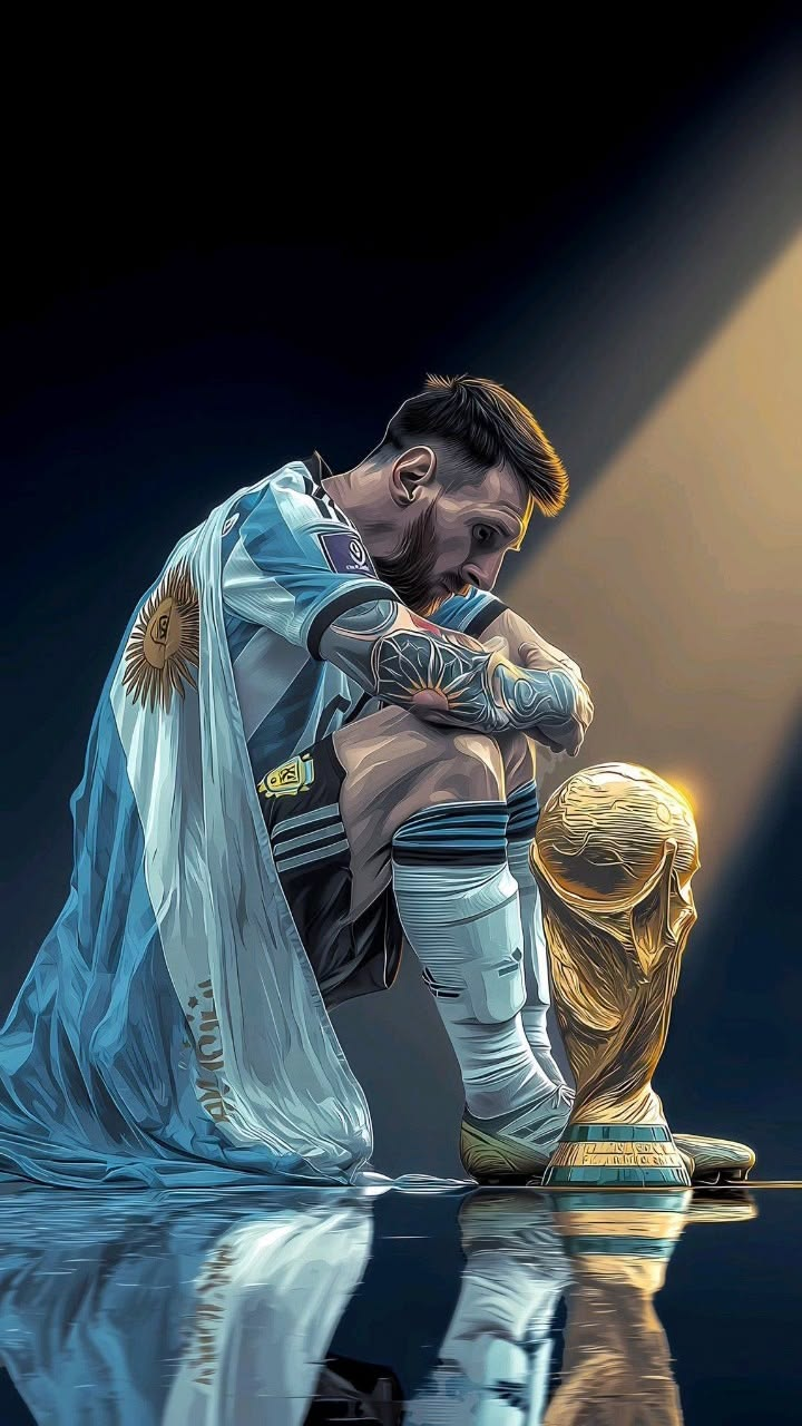 Messi World Champion Poster
