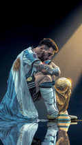 Messi World Champion Poster