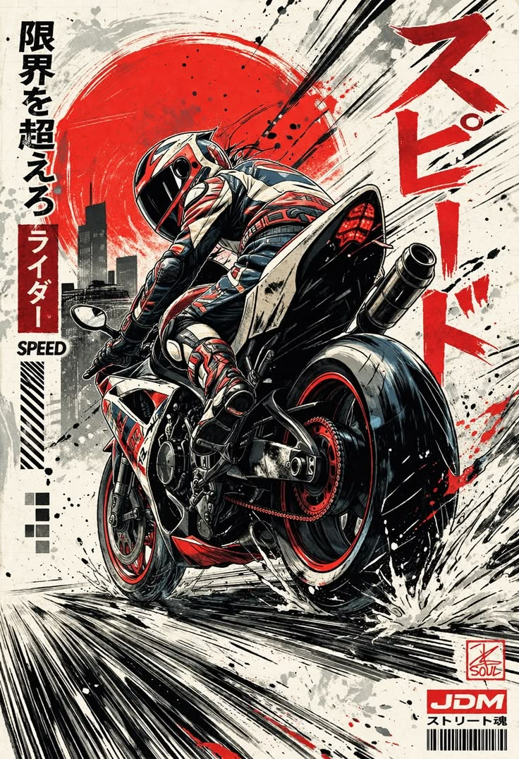 Samurai Speed Rider Poster