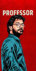 Professor Money Heist Poster