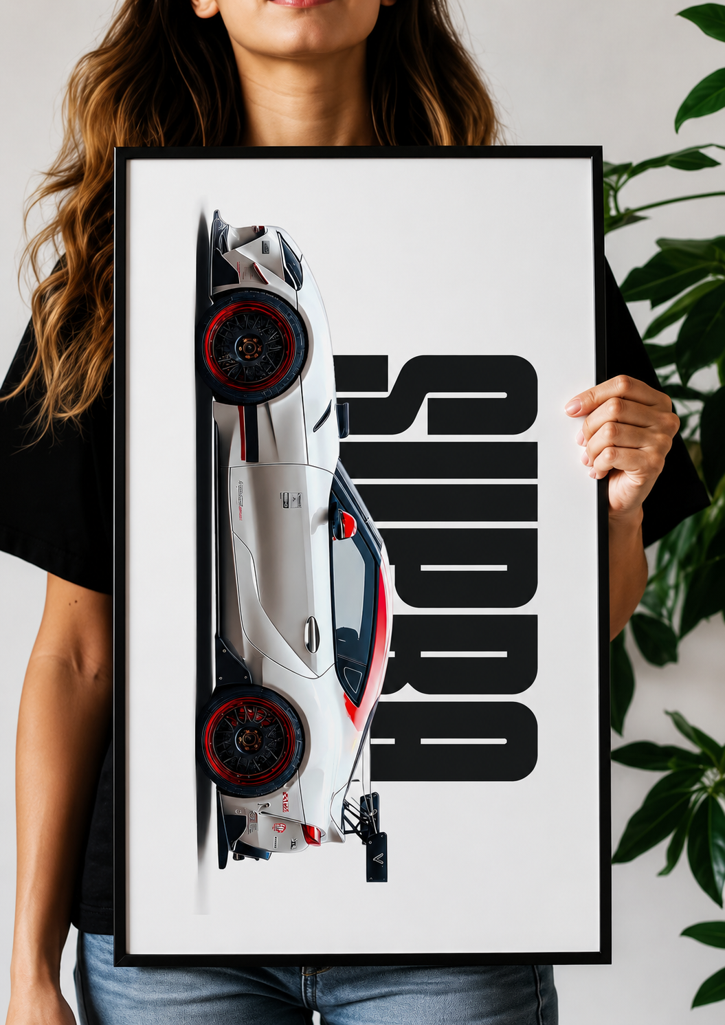 Midnight Tokyo Drift Supra Aesthetic Wall Art