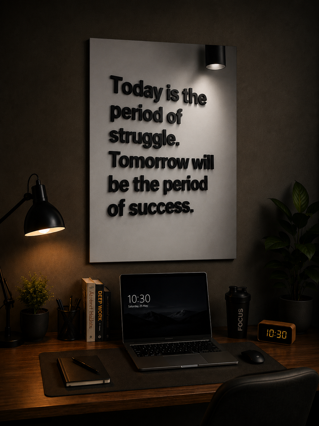 Tomorrow Brings Success Poster