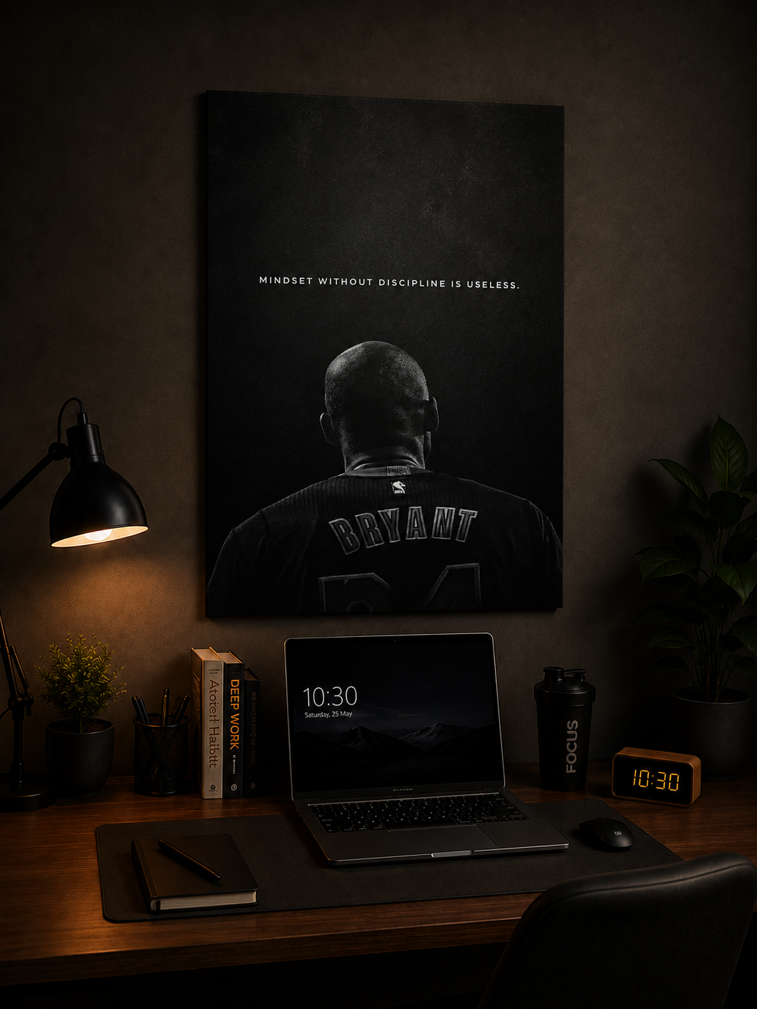 Discipline Over Mindset Poster