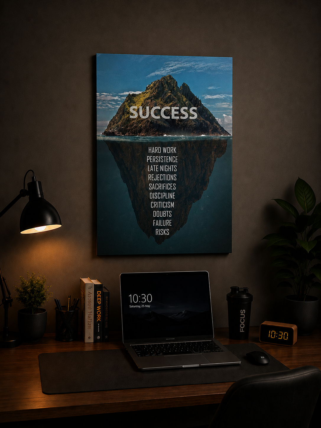Success Iceberg Poster