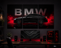 BMW Crimson Fury 3-Piece Wall Art