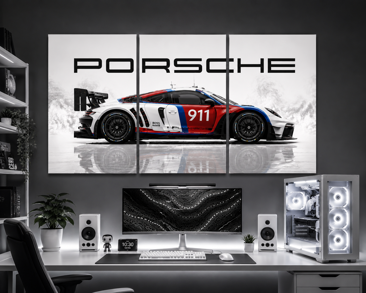 Porsche Legend 3-Piece Wall Art