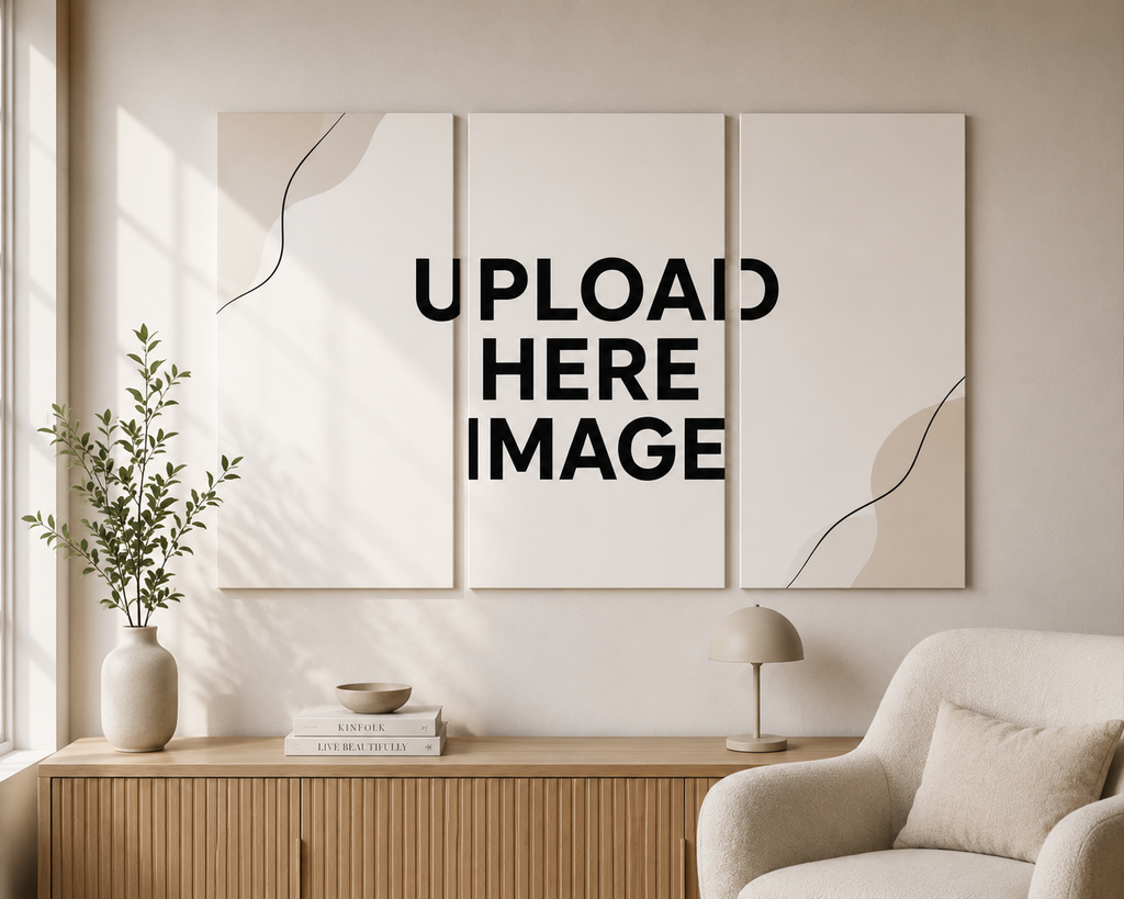 Customize Your Wall Three Piece Split Art Set