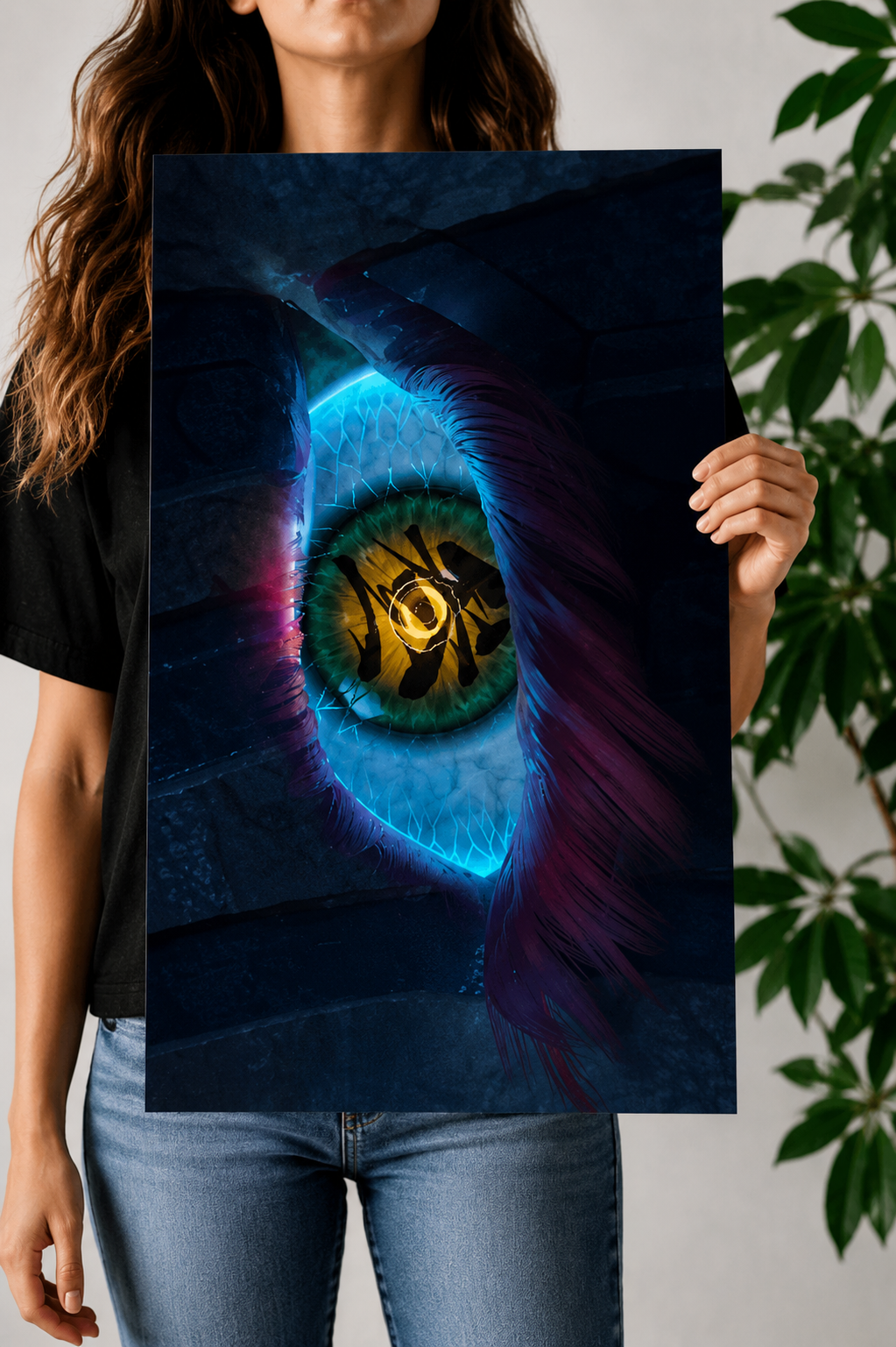 Eye of the Abyss Fantasy Wall Art