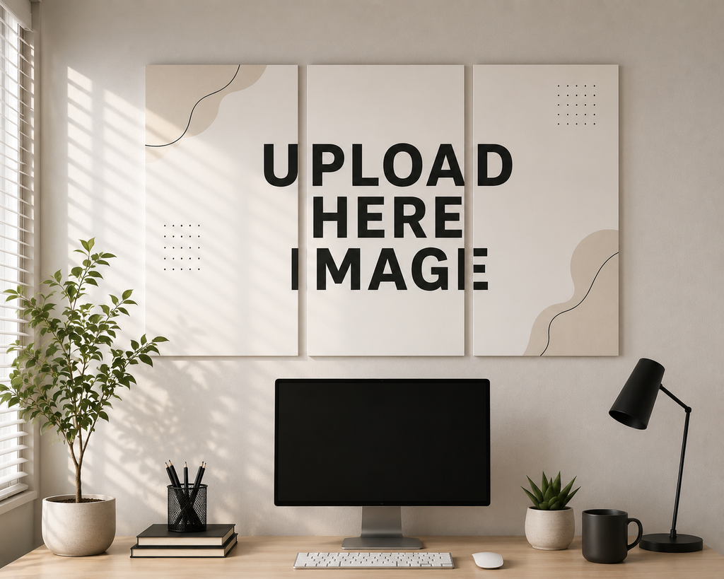 Customize Your Wall Three Piece Split Art Set