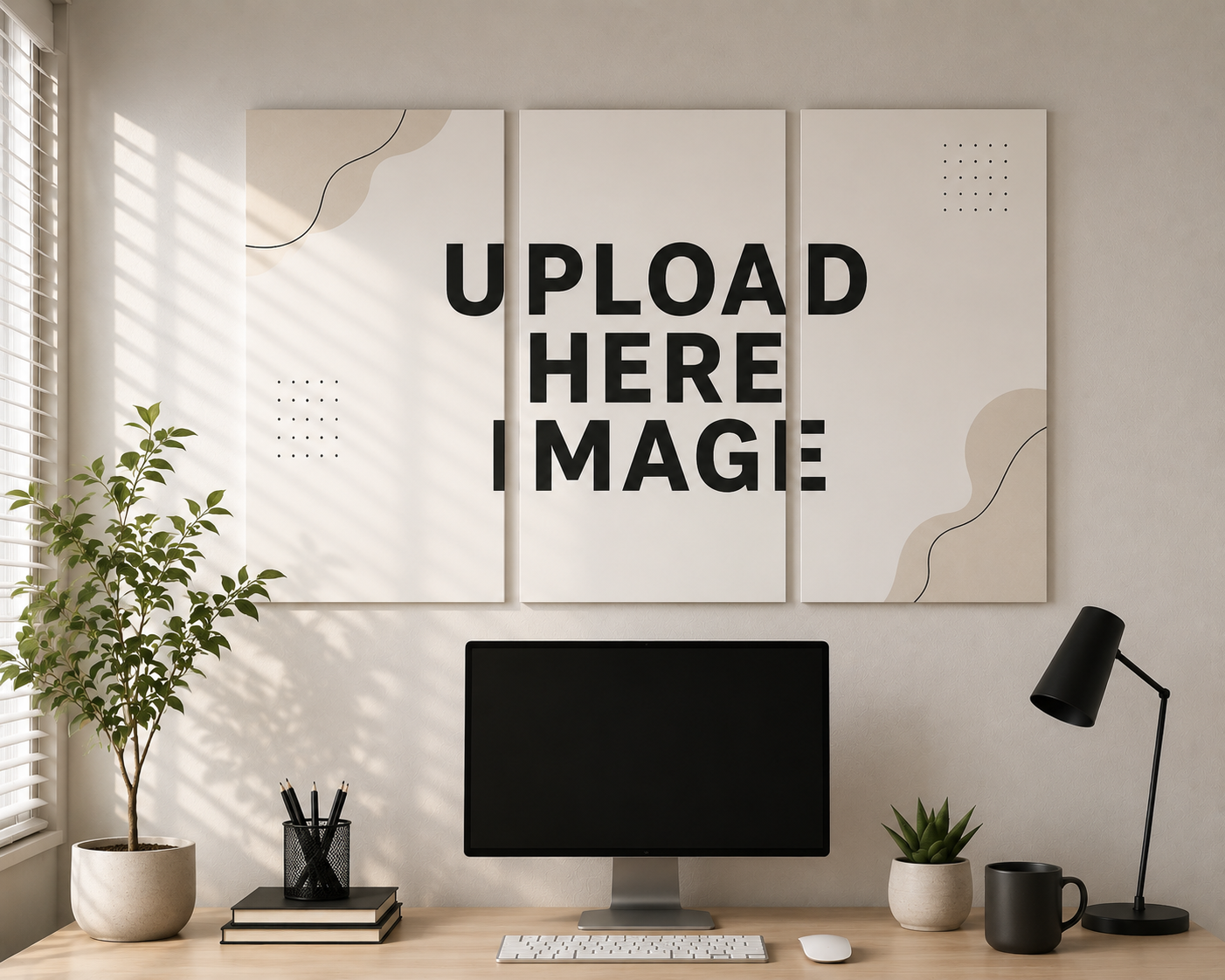 Customize Your Wall Three Piece Split Art Set