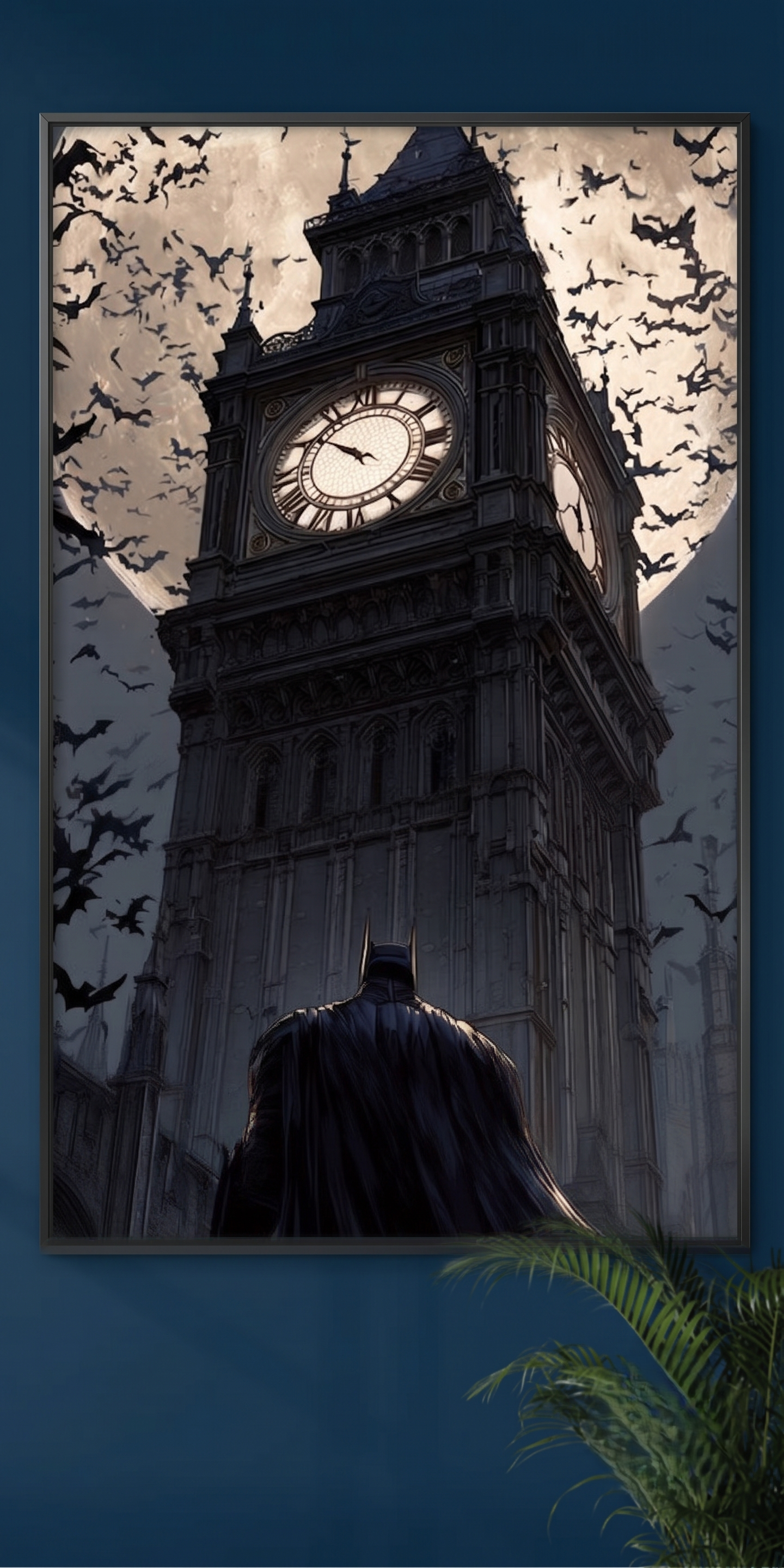 The Gothic Clock Tower Aesthetic Poster