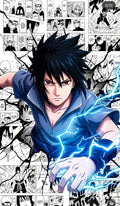 Sasuke Uchiha Chidori Premium Anime Manga Poster