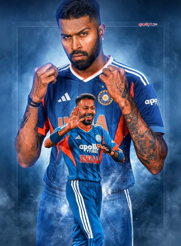 Hardik Pandya Champion Aura Poster