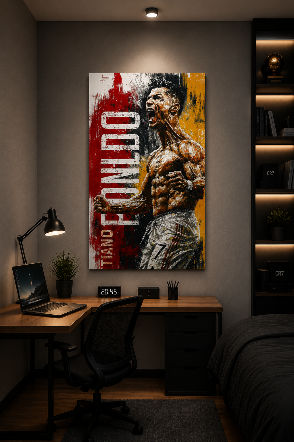 Ronaldo Power Roar Wall Art