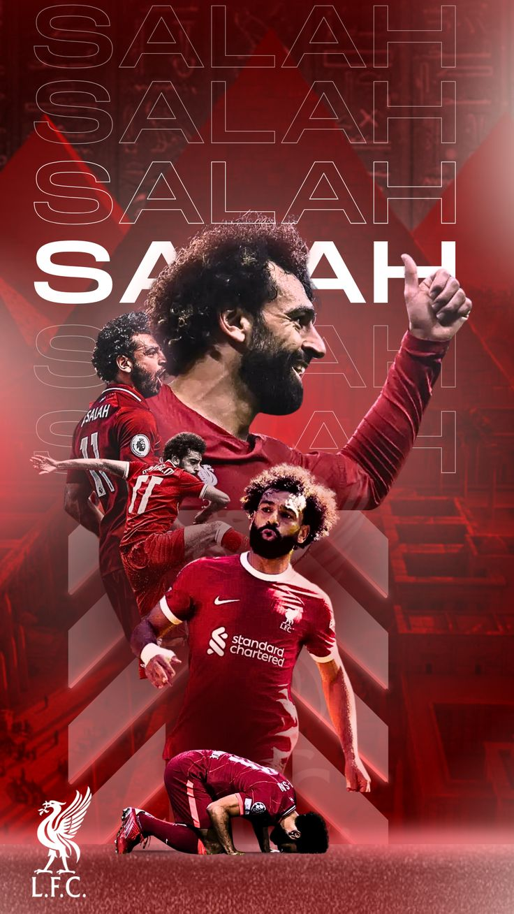 Salah Liverpool Collage Artwork