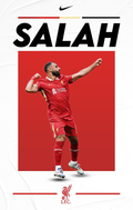 Salah Red Celebration Wall Art