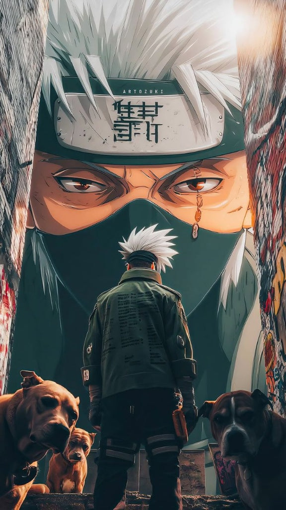 Kakashi Hatake Premium Anime Manga Poster