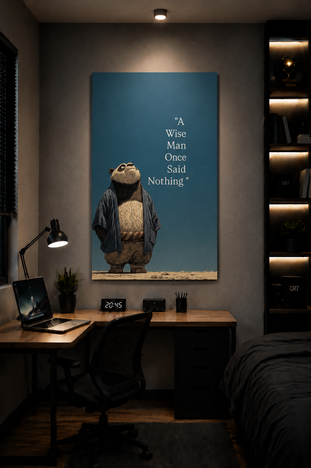 A Wise Man Once Said Nothing Poster