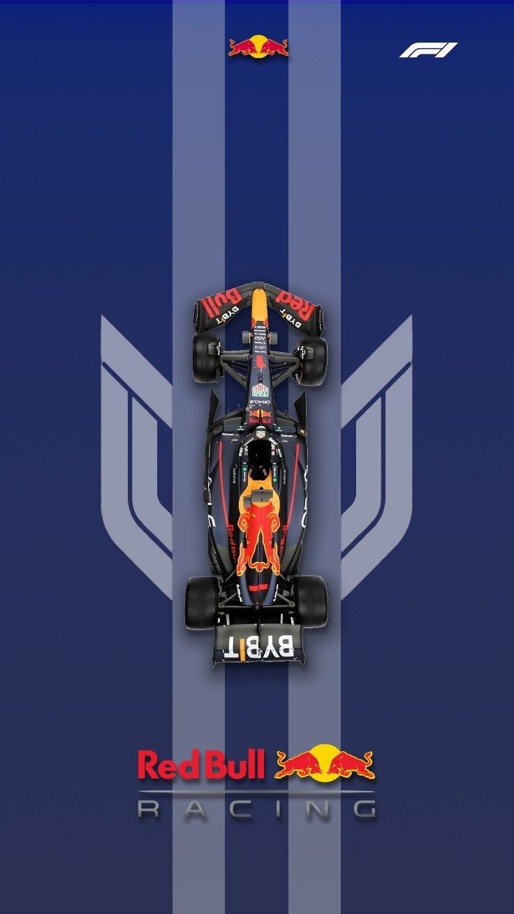 The Bull's Apex: F1 Top-Down Poster
