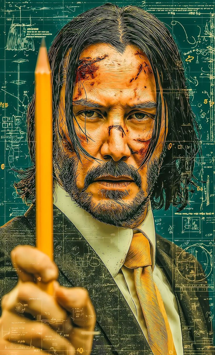 John Wick Blueprint Poster