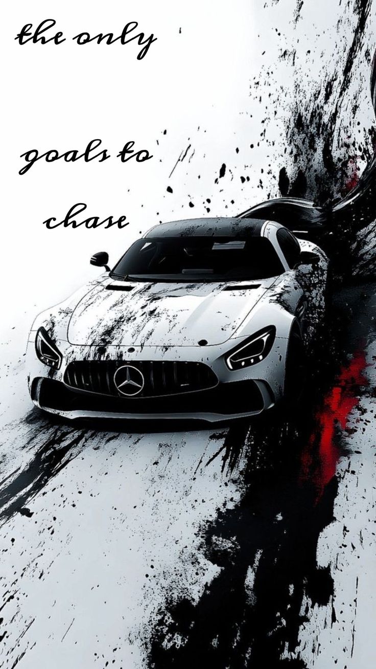 Mercedes Winter Drive Poster