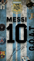 Messi GOAT Number 10 Poster