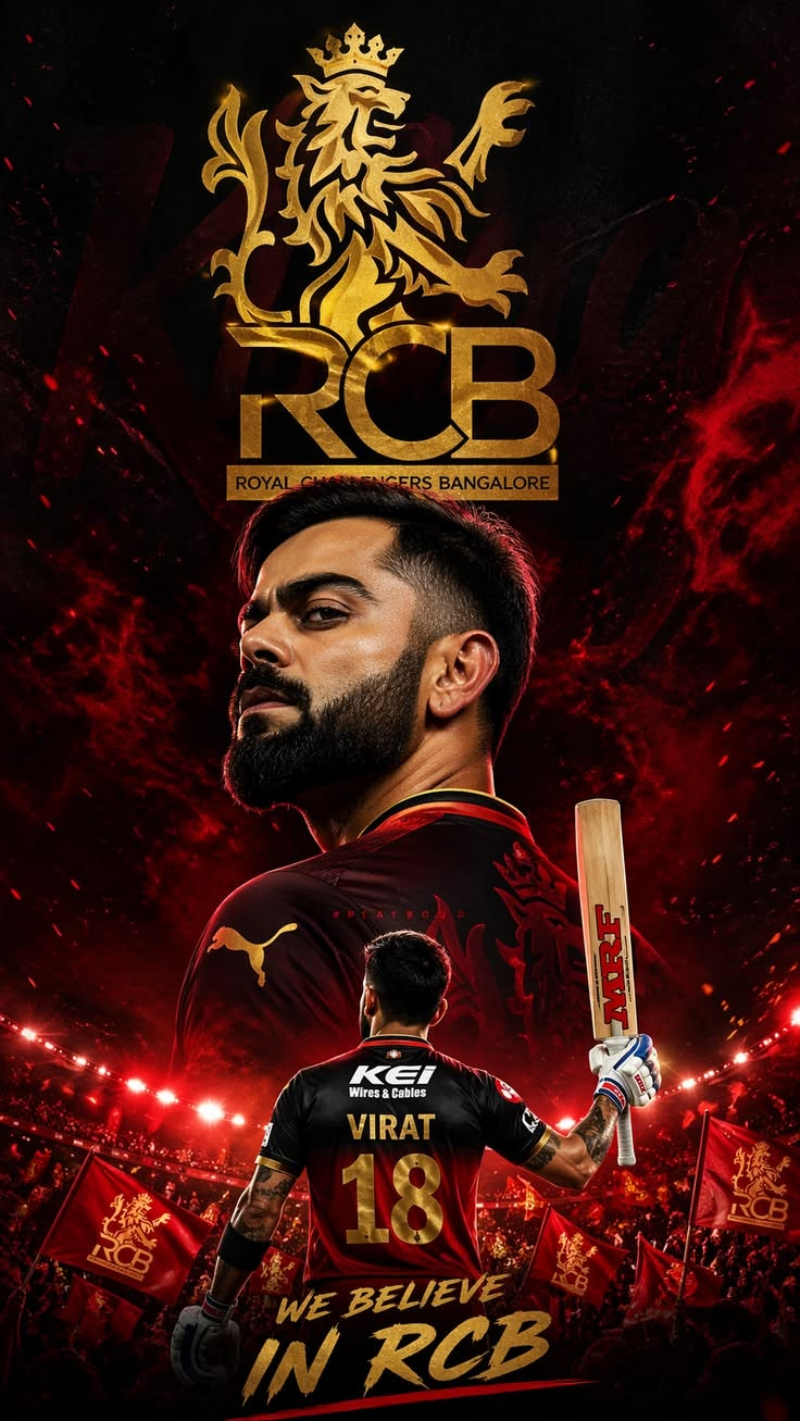 Virat Kohli RCB Legacy Poster