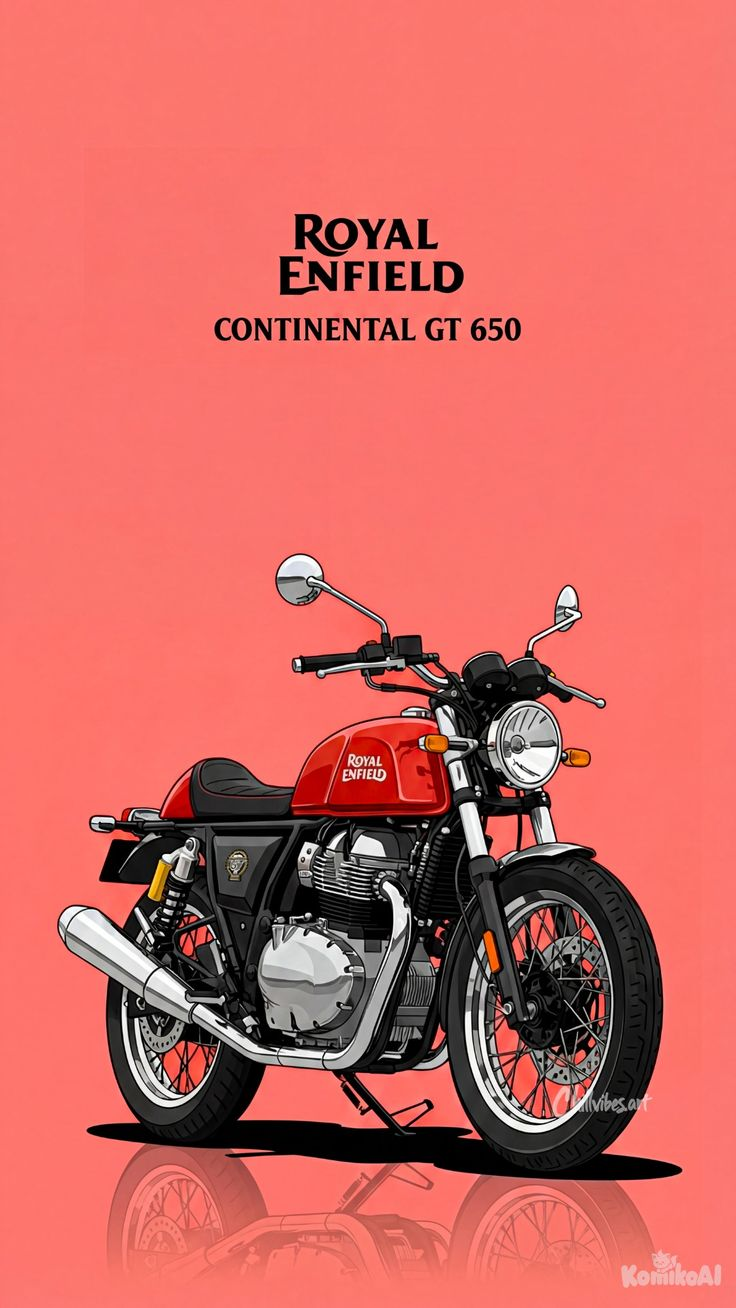 Royal Enfield Continental GT 650 Red Art