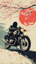 Sakura Cafe Racer Poster