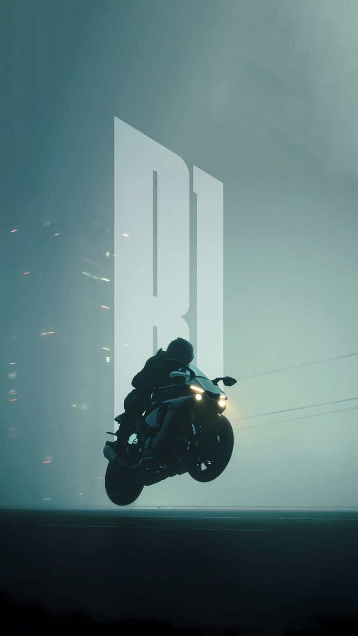 Fog Jump Superbike Poster