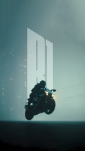Fog Jump Superbike Poster