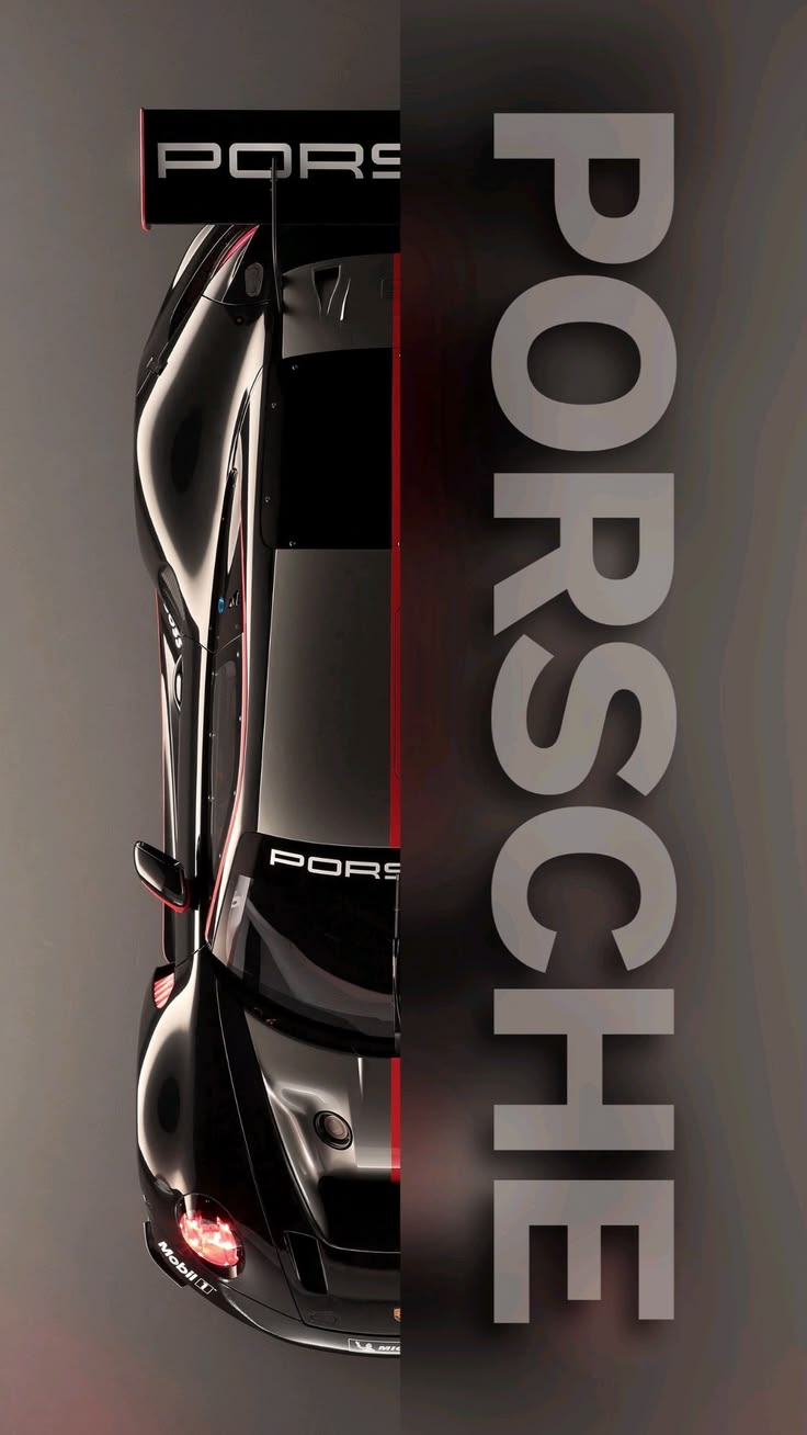 Porsche 911 Rear View Luxury Car Wall Art