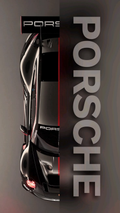 Porsche 911 Rear View Luxury Car Wall Art