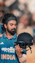 KL Rahul Crisis Man Poster