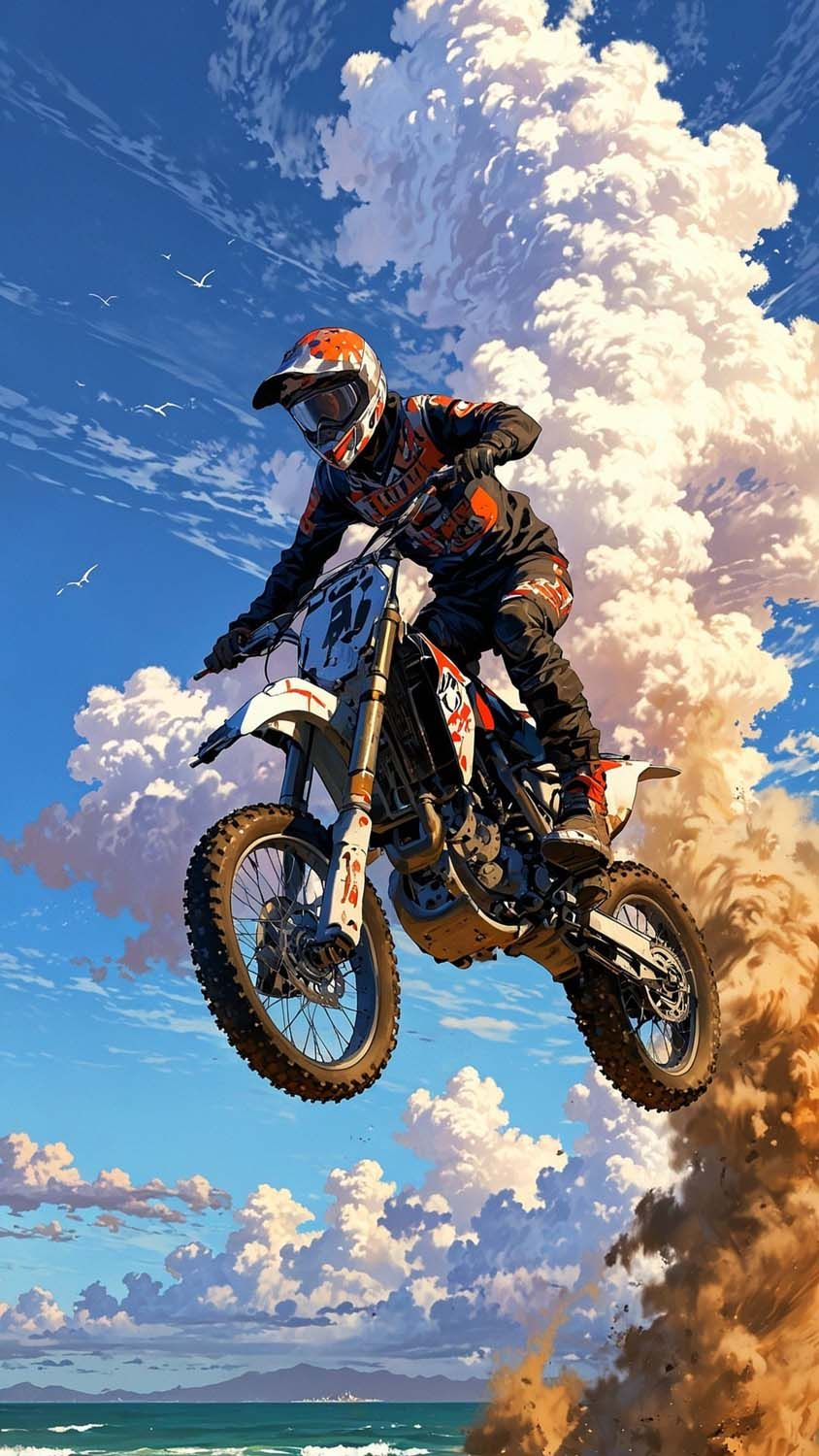 Sky Jump Motocross Poster
