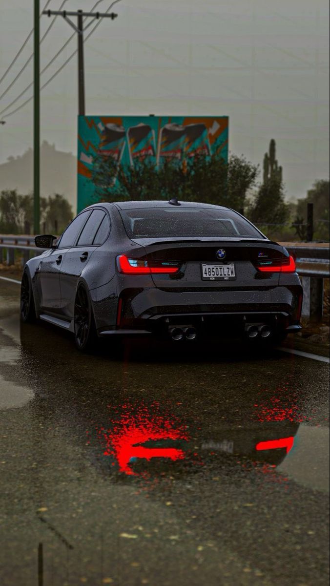 BMW Midnight Street Poster