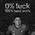 Hard Work Beats Luck Poster