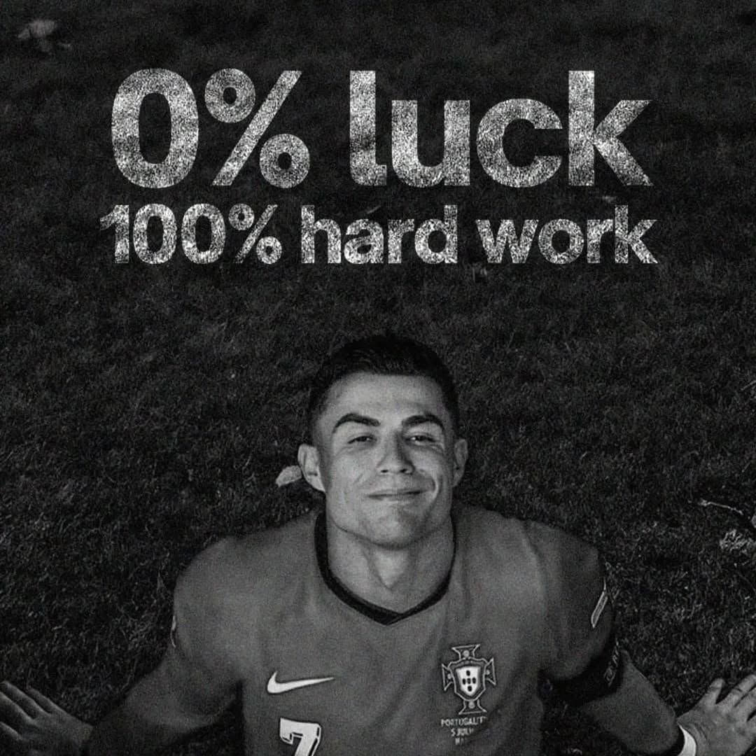 Hard Work Beats Luck Poster