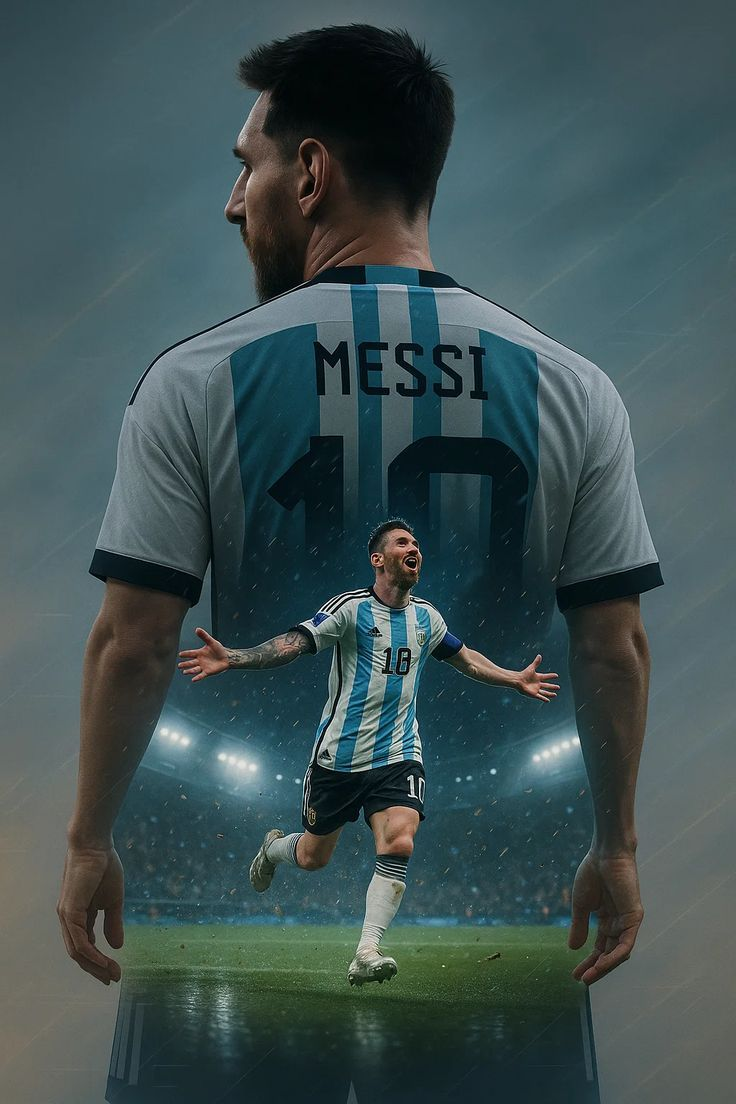 Messi Number 10 Legacy Art