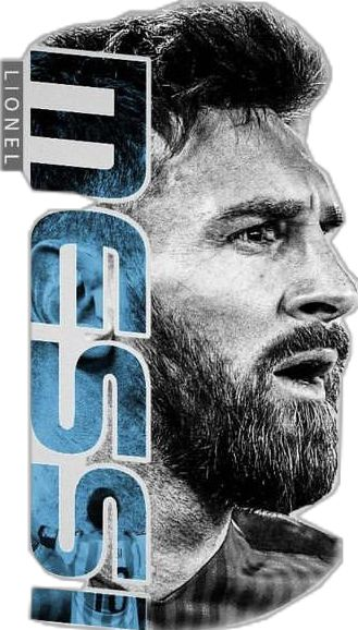 Lionel Messi Profile Wall Art