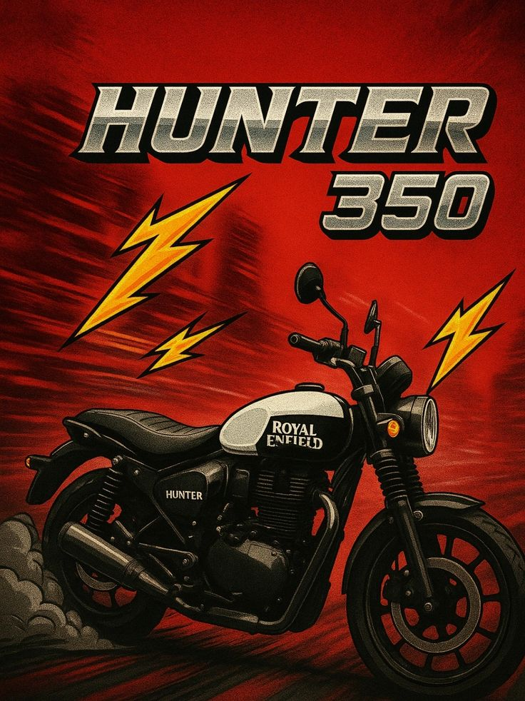 Hunter 350 Red Edition Poster