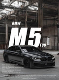 BMW M5 Blackout Poster