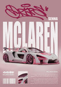 McLaren Street Art Poster