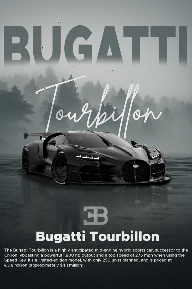 Bugatti Tourbillon Poster