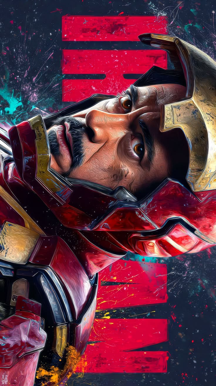 Iron Man Digital Armor Poster