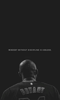 Discipline Over Mindset Poster