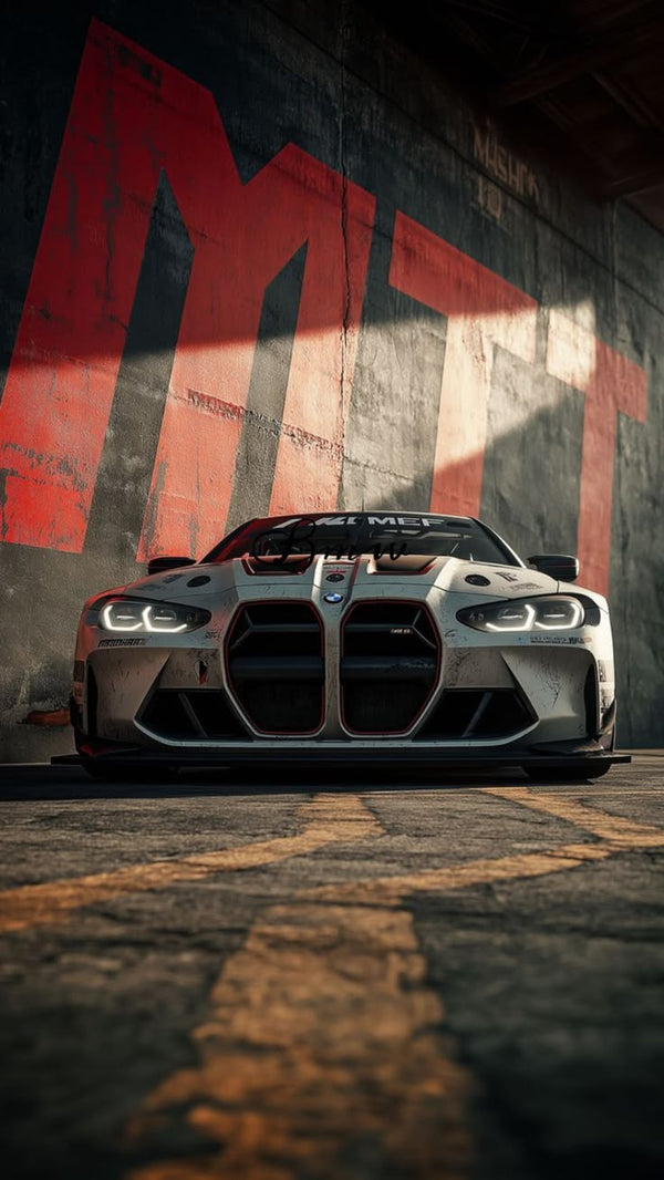 BMW M4 GT3 Racing Poster