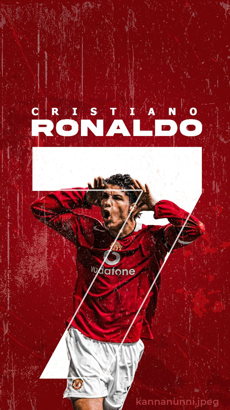 Cristiano Ronaldo Red Seven Poster
