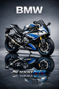 BMW S1000RR Showcase Poster