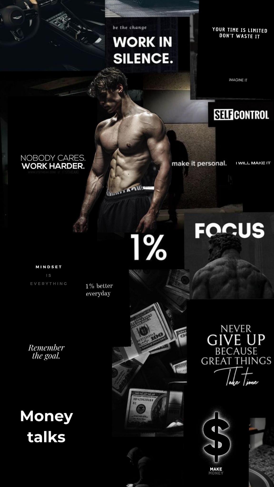 Work In Silence Focus Poster